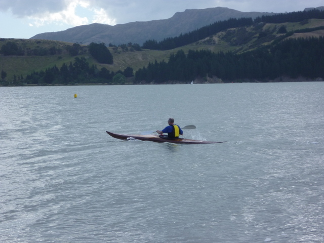 Dad relives launching his own home-built kayak, err, a fair number of 